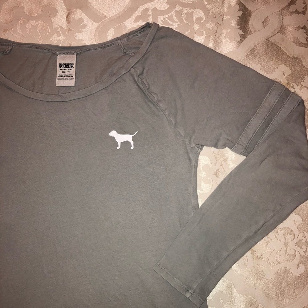 Pink Victoria’s grey long sleeve